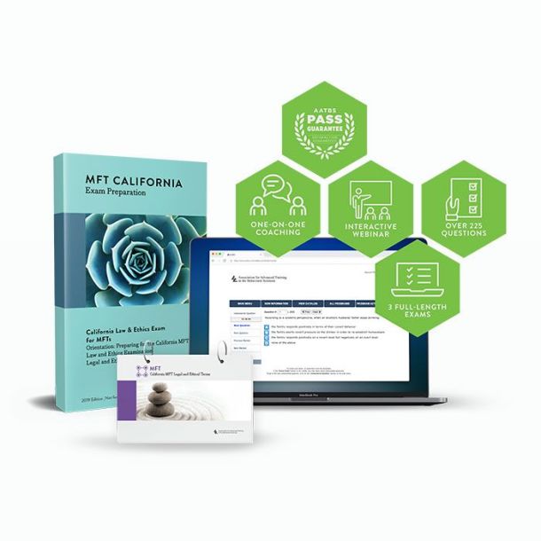 California MFT Law and Ethics Exam Prep Package (3-Month Access)